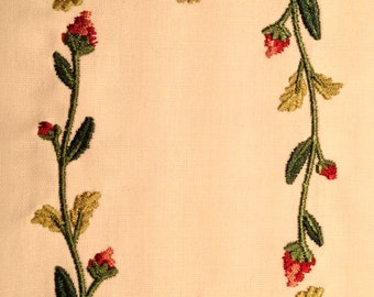 Embroidered quilt Label to finish your work of art.