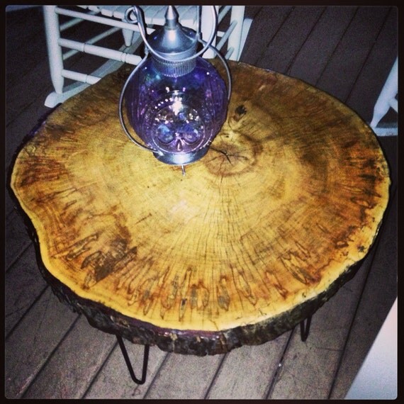 Items similar to White oak end table on Etsy