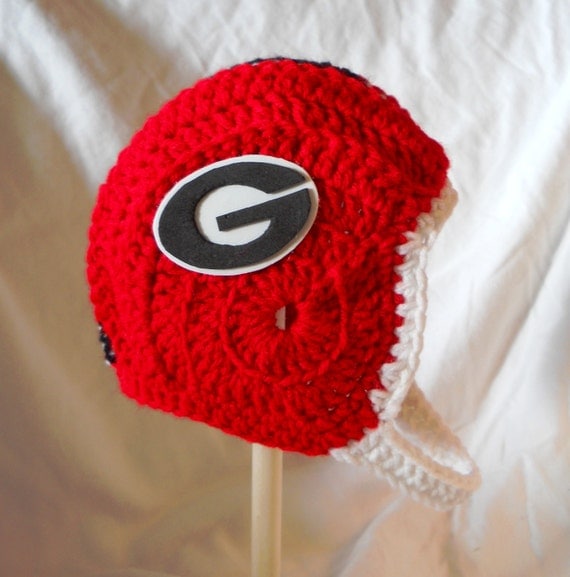 Baby Football Helmet Hat University of by CDBStudio