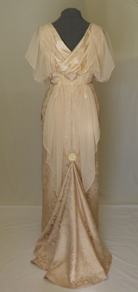 Downton Abbey Edwardian Titanic Wedding Gown Dress