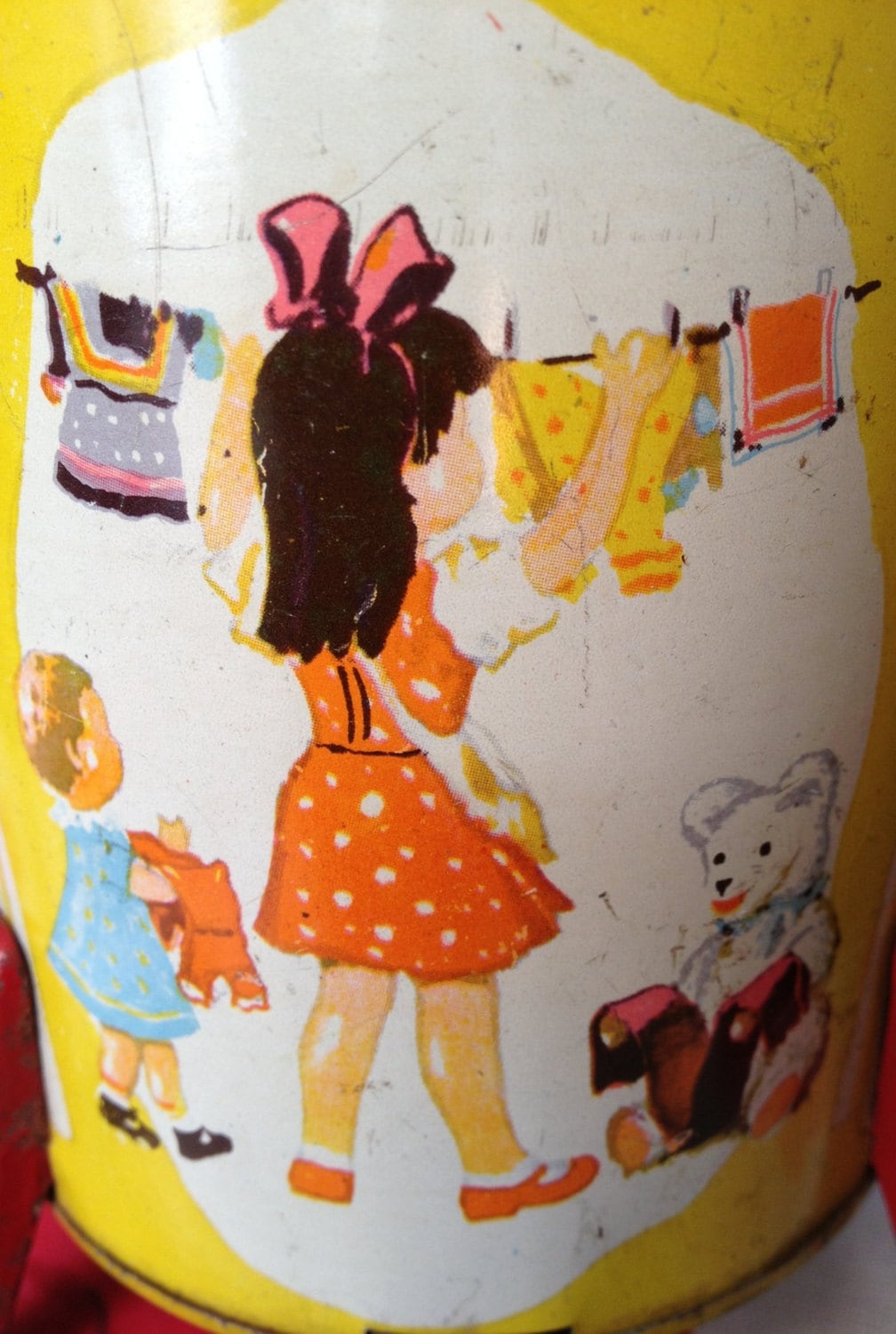 Vintage Tin Toy Washing Machine