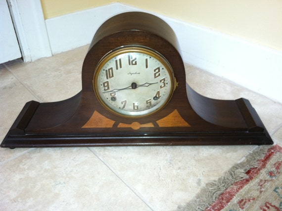 1920 Ingraham Hermes 8-Day Chiming Mantle Clock