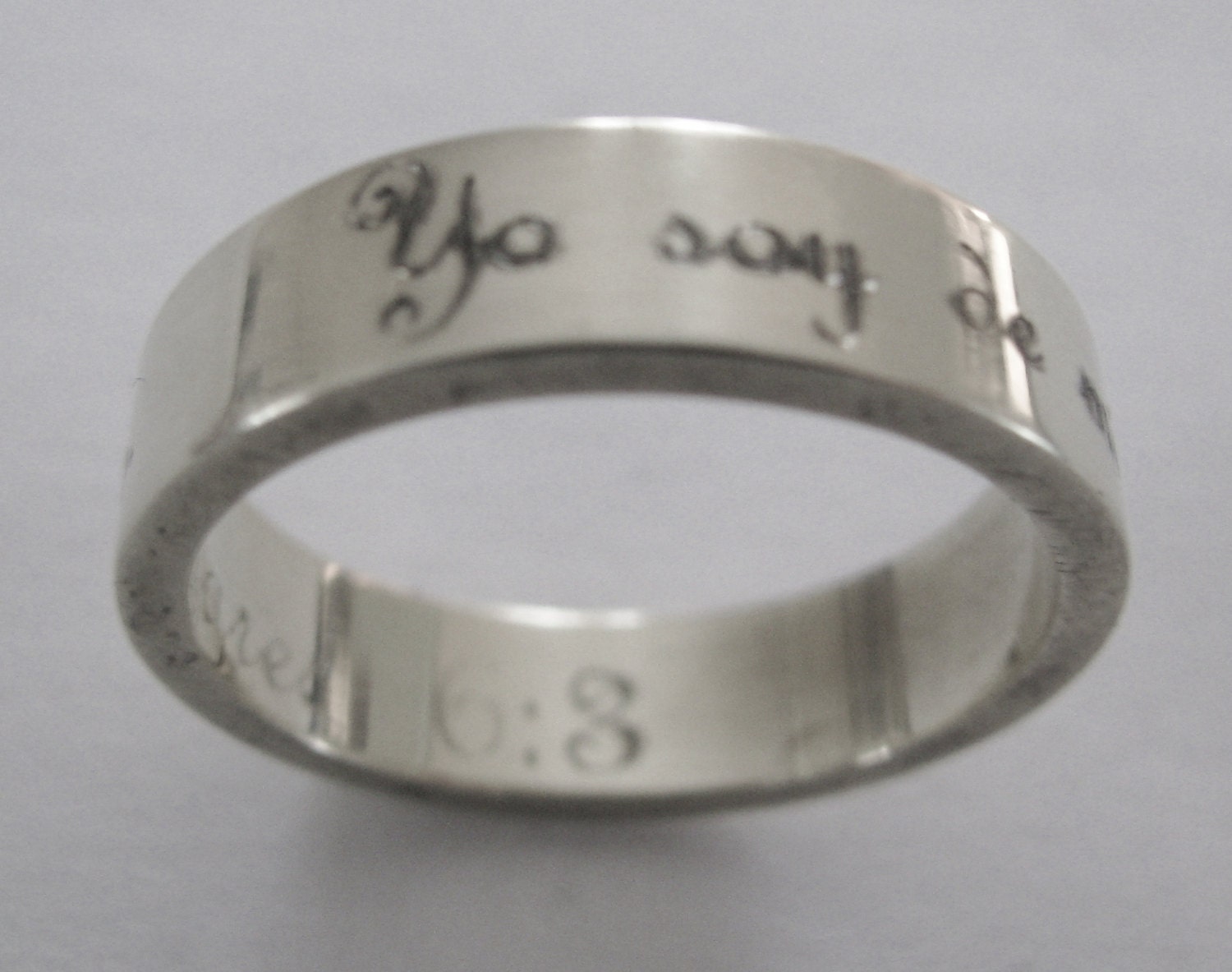 sanskrit engraved wedding rings