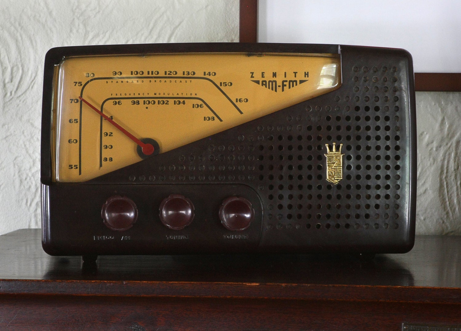 zenith am fm tube radio