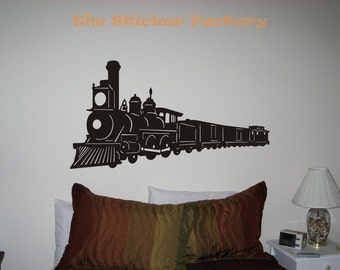 Train Classic Vinyl Wall Art Decor Decal Stickers