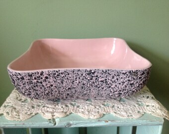 Shawnee Kenwood Pink/Black Console Bowl