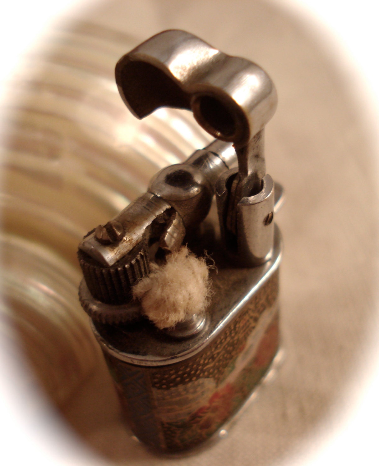 Vintage JAPAN PYGMY LIGHTER Miniature Working Lighter Hand