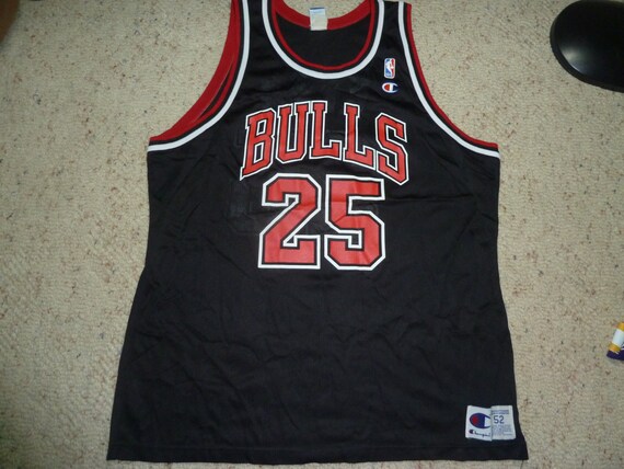 Vtg Steve Kerr Chicago Bulls NBA Champion Jersey Sz Men's