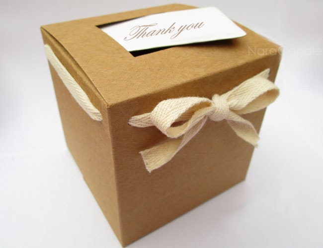 Bulk Brown Kraft Box Gift Box Kraft Favor Box Set of 100