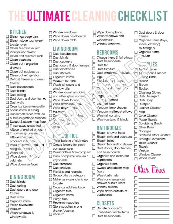 the-ultimate-house-cleaning-checklist-printable-pdf