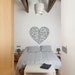 Heart Wall Decal Bedroom Wall Decal Custom Wall Art