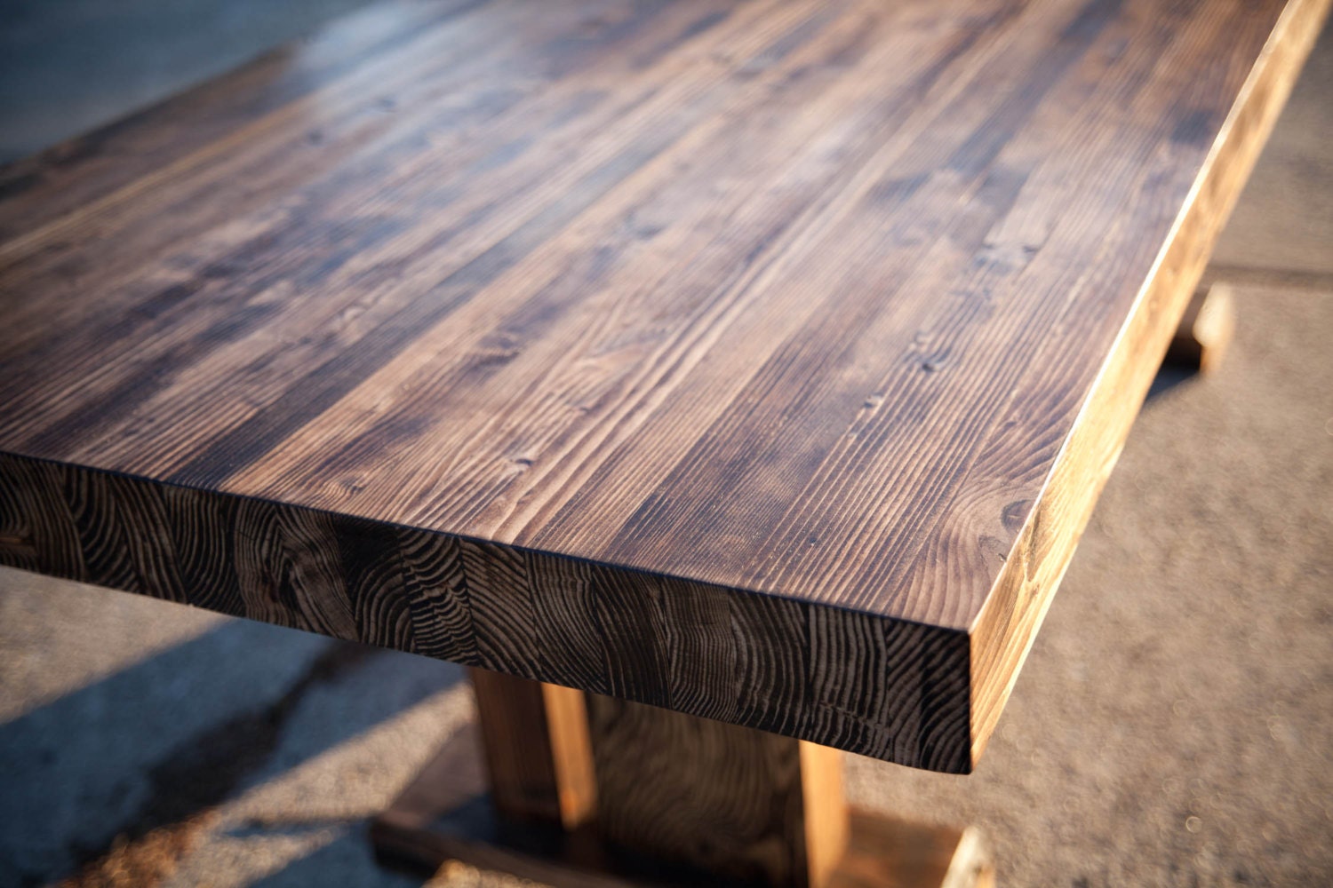 solid butcher block kitchen table price