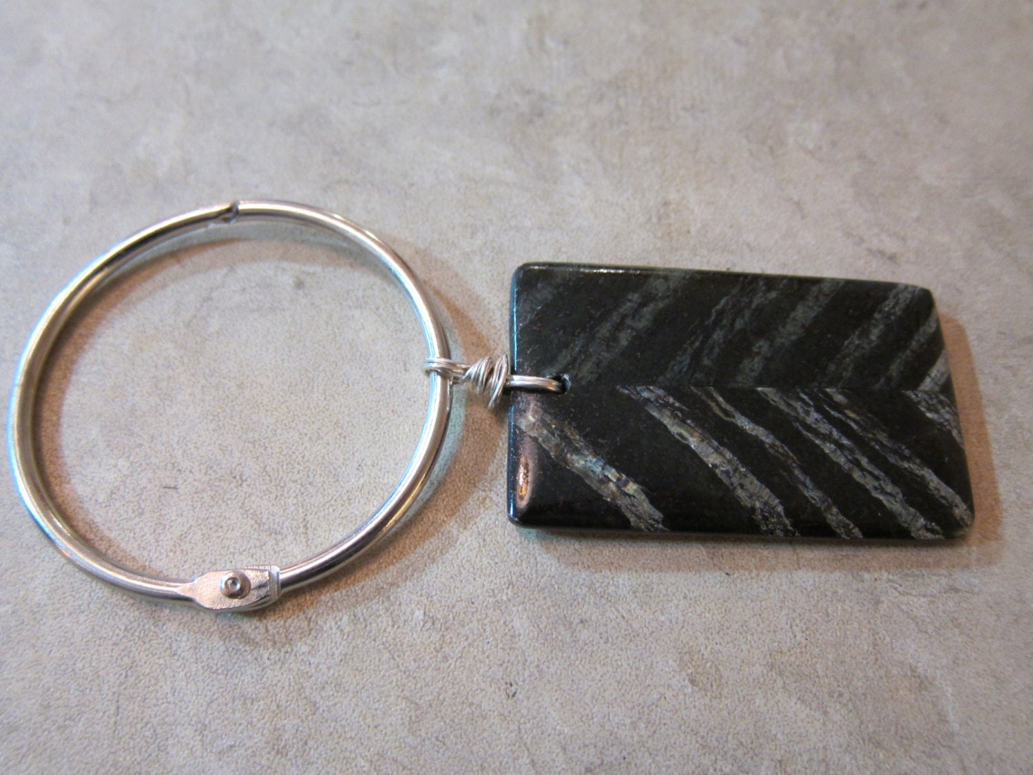 Jasper Utility Key Ring The Janitor by ElementalAttunements