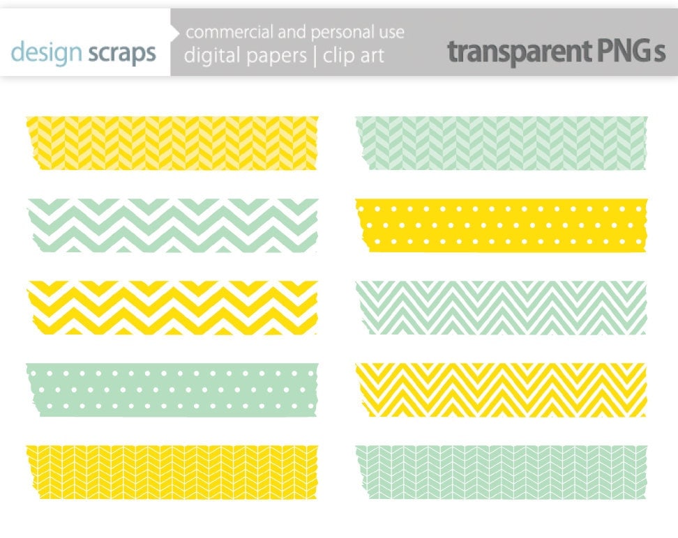 washi tape digital clip art digital washi tape by designscraps