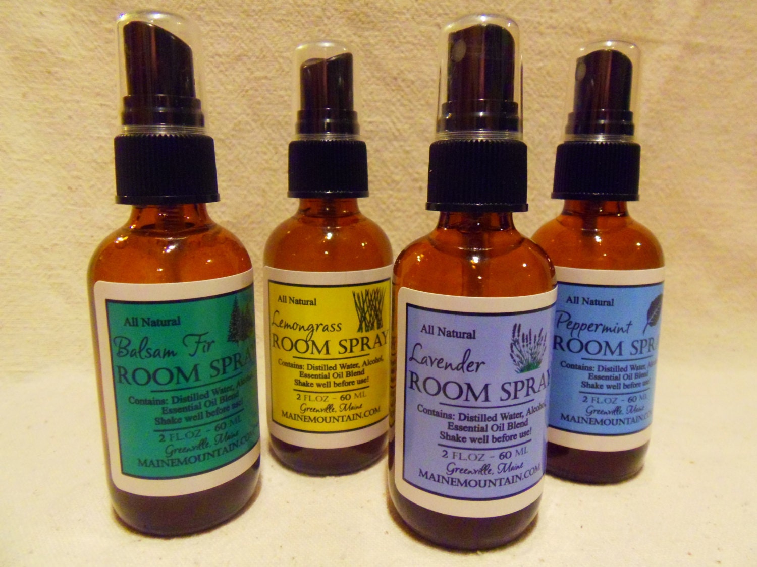 2oz. Essential Oil Room Spray by MaineMountain on Etsy
