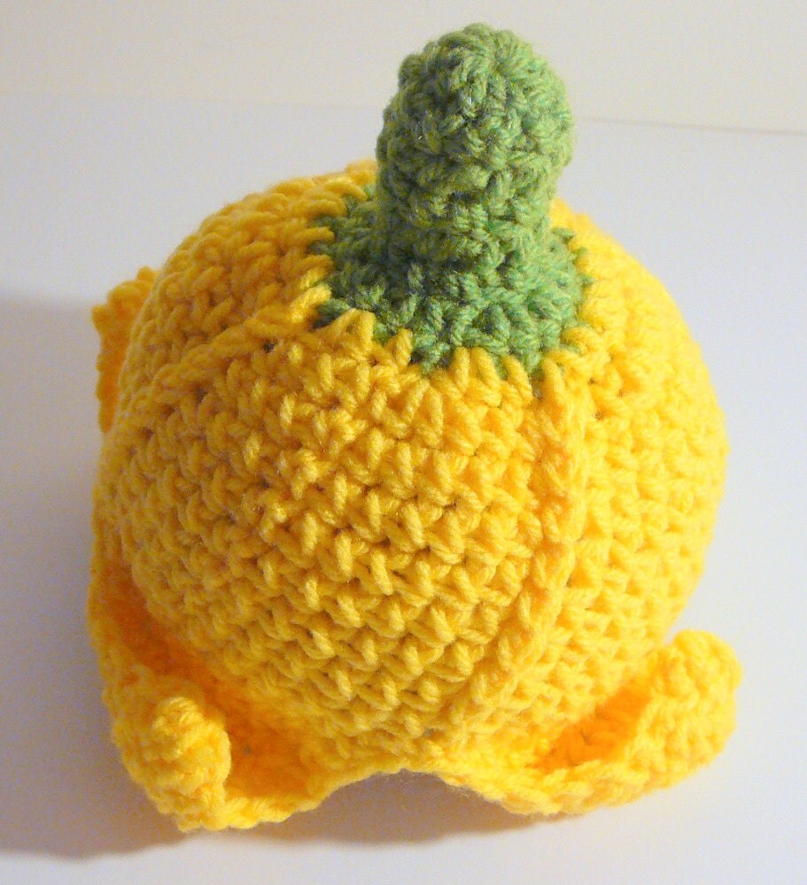 Banana Hat PDF Crochet Pattern Newborn to 12 months INSTANT