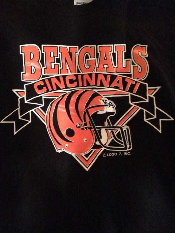 Vintage 80s Cincinnati Bengals NFL T Shirt