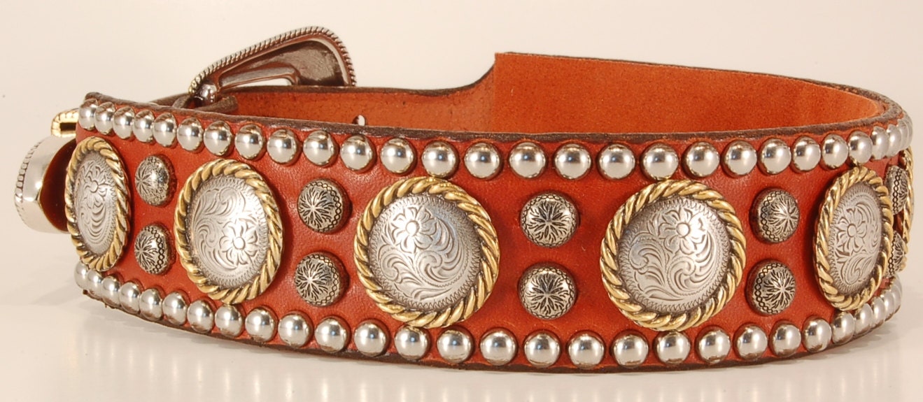 Bar 20 Ranch Western Leather Dog Collar by WildWestDogCollars