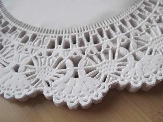 50-8 inch White Paper Lace Doilies-Paper Doily-Wedding Doilies-Paper Lace Doilies-Party Decor Doilie Il_570xn