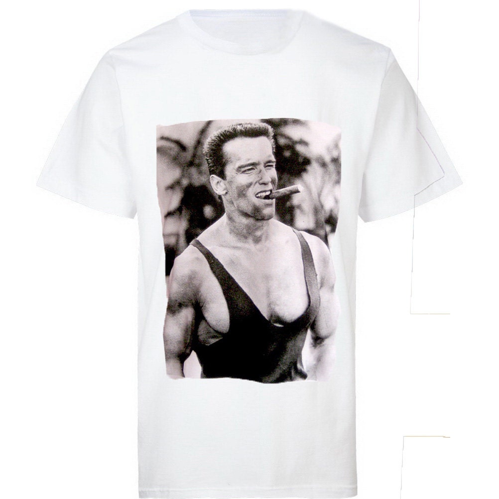 Arnold Schwarzenegger Actor White Top T shirts Vest Short