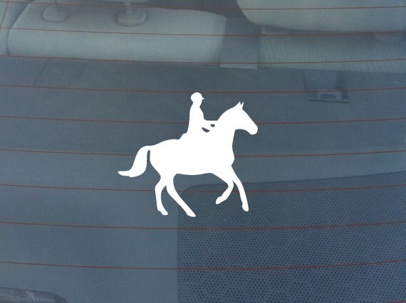 Horseback Riding Window Sticker Decal