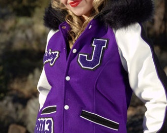 Kamrie Ladies Fit Custom Letterman Jacket