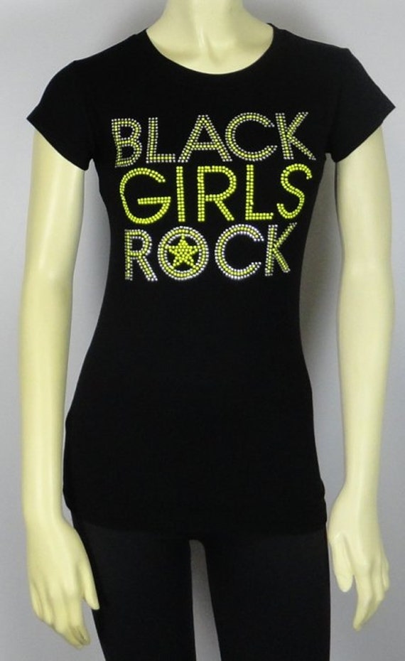 Black Girls Rock Lime Green T-Shirts