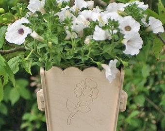 Flower pot planter for walls *FLOWER