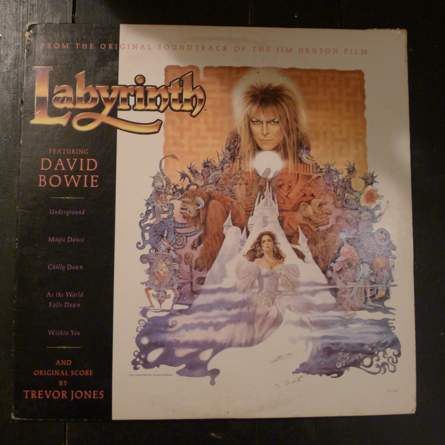 David Bowie Labyrinth Soundtrack Vinyl Album by BrownstoneBasement