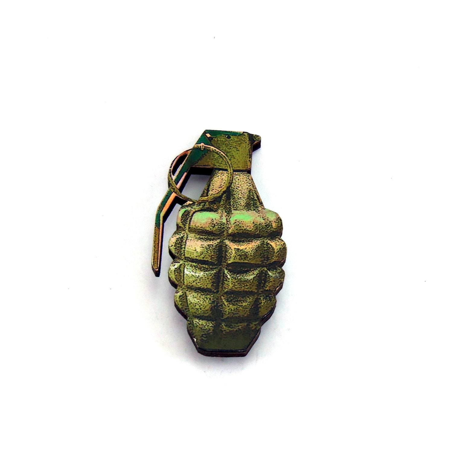 Hand Grenade Pin A47 by OcularOddity on Etsy