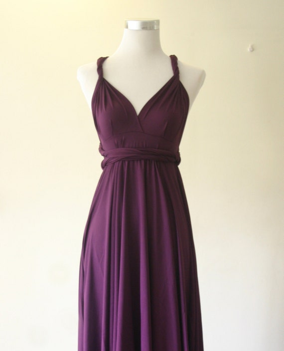 Summer day dress Convertible Dress in Purple by HerBridalParty