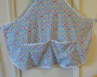 Bib Apron with Fruits and Vegetables #2075