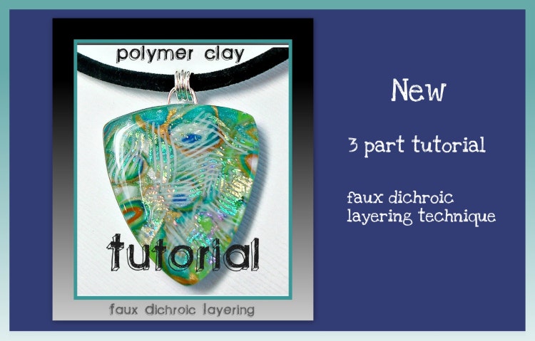 Polymer Clay Tutorial Faux Dichroic Tutorial By Beadazzleme