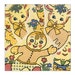 Vintage Nursery Rhyme Water Mount Decals Set of 8 Ceramic Decals Lamb Duck Gingerbread Boy Bunny