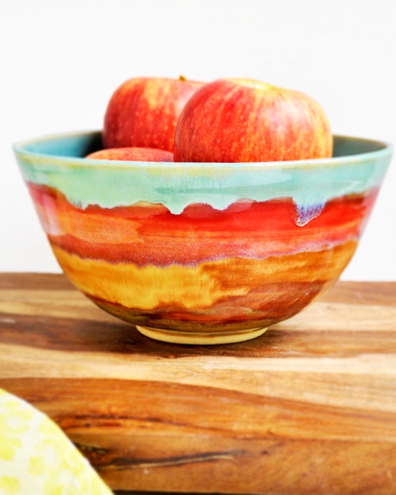 Ceramic Serving Bowl large Noodle bowl ceramic vessel