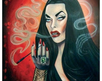 Vampire pin up | Etsy