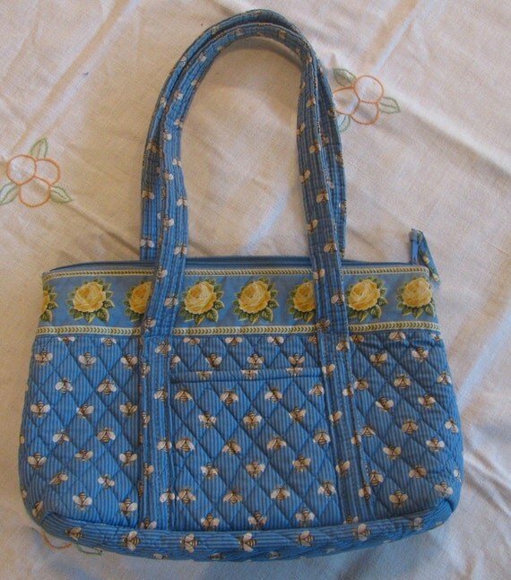 Vera Bradley Purse and Wallet Bees Pattern Retired