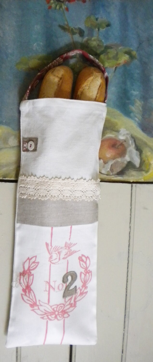 French Linen Bread Bag