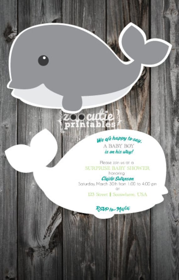 DIY Whale Invitations Il_570xn