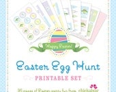INSTANT DOWNLOAD Easter Egg Hunt DIY printable set - 35 pages of sweet Easter printables Il_170x135