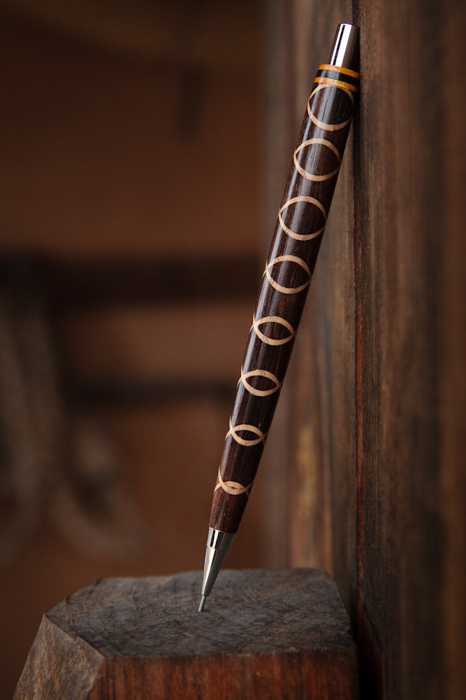 Blackwood Wooden Mechanical Pencil Segment HandCrafted Pen