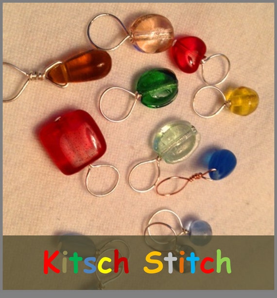 Kitsch Stitch Markers Glass