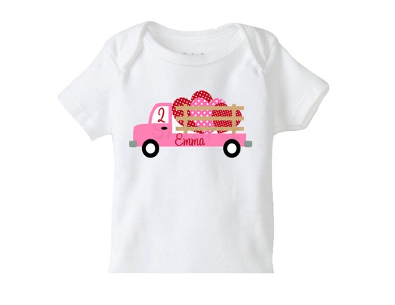 Valentines Day Truck Heart TShirt or Onesie Boys or Girls Il_570xn