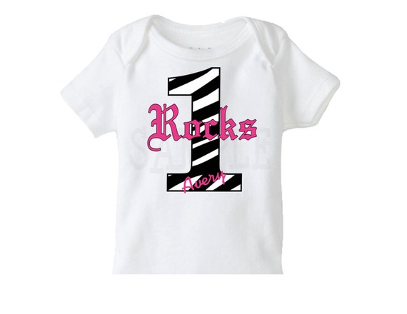 1st Birthday Tshirt or Bodysuit Birthday Tshirt Zebra stripe Il_570xn