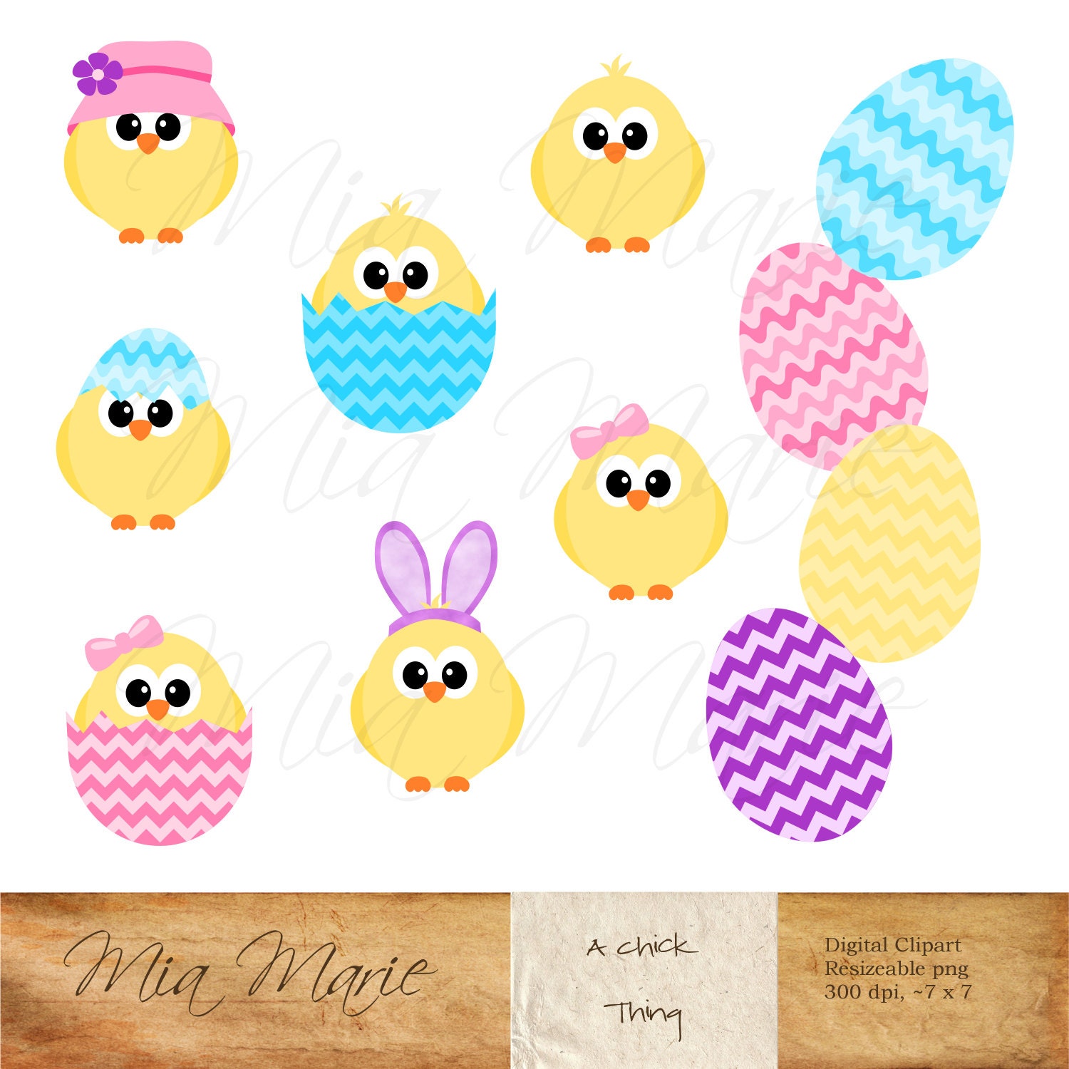 INSTANT DOWNLOAD Digital Clip Art Easter clipart Easter