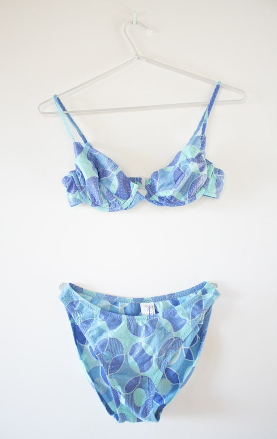 The Mermaid Sparkle 90s Bikini Glitter Swimwear