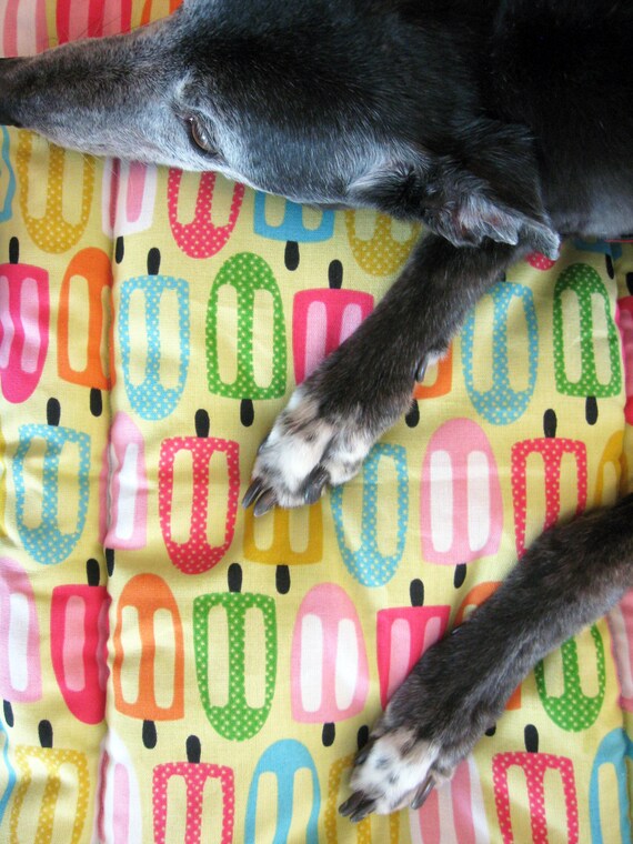 Dog Crate Mat Pad Cushion Large 24x36 Retro