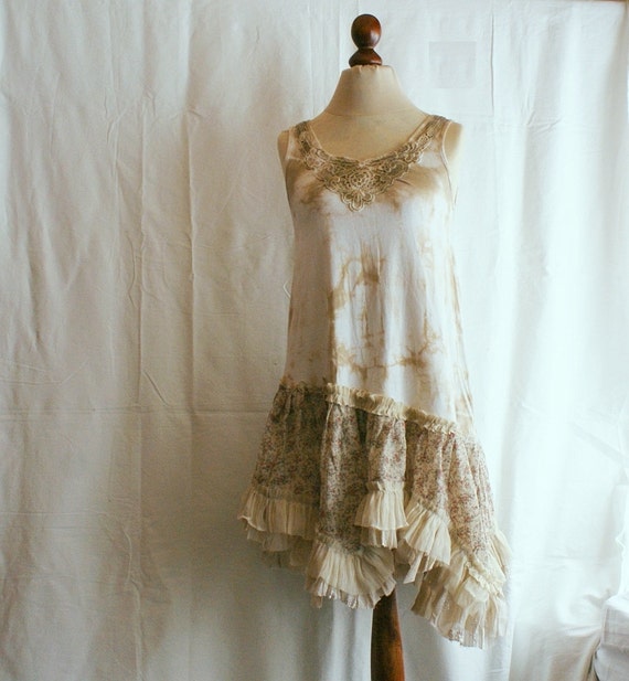 mori dress tunic dyed tea ivory size m blouse by mori dress tunic dyed tea ivory size m blouse by