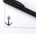 Stationary Note Card Set // Pk of 10 Postcards with Envelopes // Original Nautical Anchor Design // Summer Stationary & Gifts