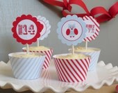 Owl Valentine Party Cupcake Wrappers - DIY Printable Party Il_170x135